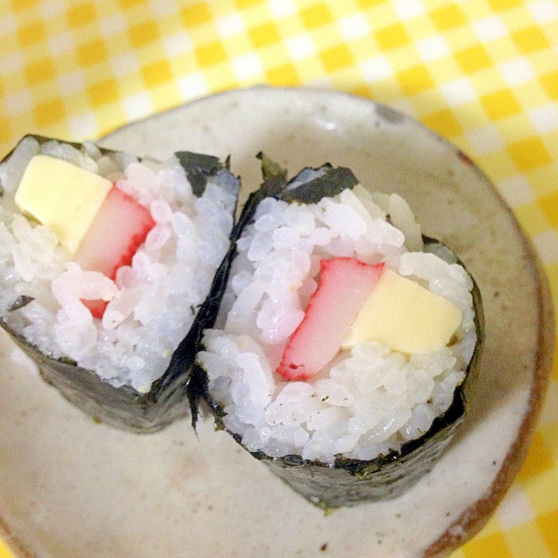 カニカマとチーズの海苔巻き レシピ 作り方 By Thank You Good Bye 楽天レシピ