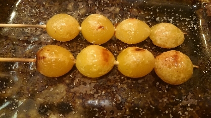 銀杏の串焼き