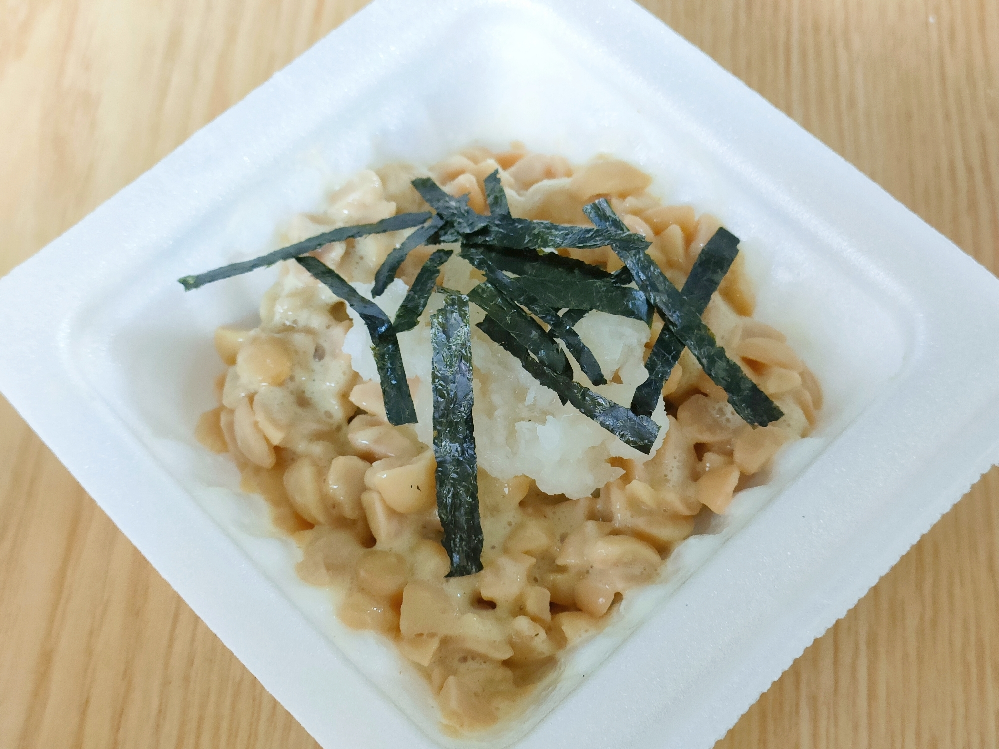 大根おろしと海苔の納豆