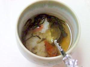 茶漬けの素がなくてもok 塩昆布梅茶漬け レシピ 作り方 By ちっち0909 楽天レシピ