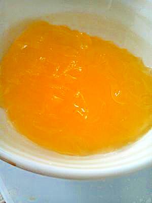 簡単 オレンジジュースゼリー レシピ 作り方 By towamama 楽天レシピ
