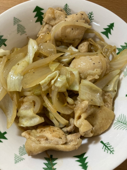 キャベツ味噌炒めｉｎ鶏肉