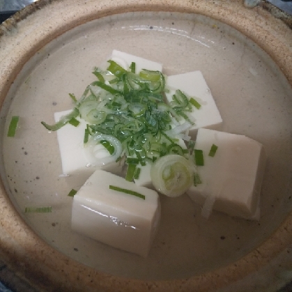♥　豆腐１丁で湯豆腐！　西のまるごと鍋　♥