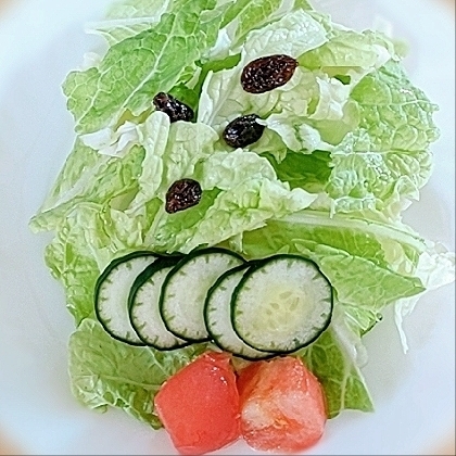 朝食☆レーズンサラダ