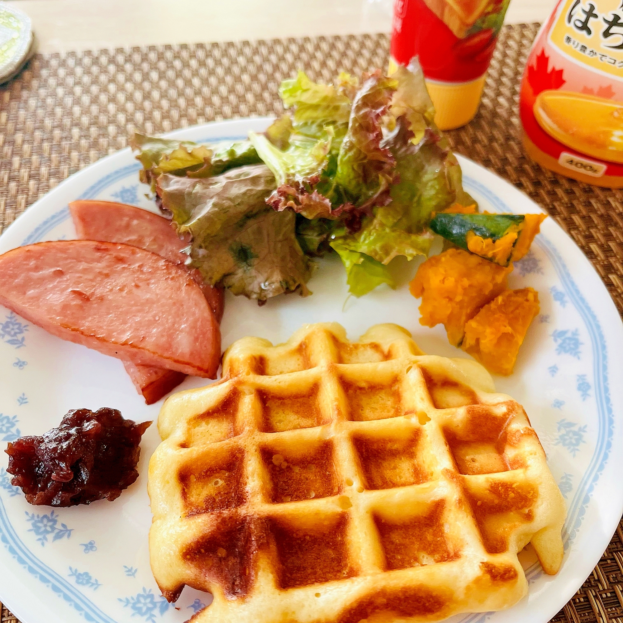 ★朝食★ワンプレートワッフル