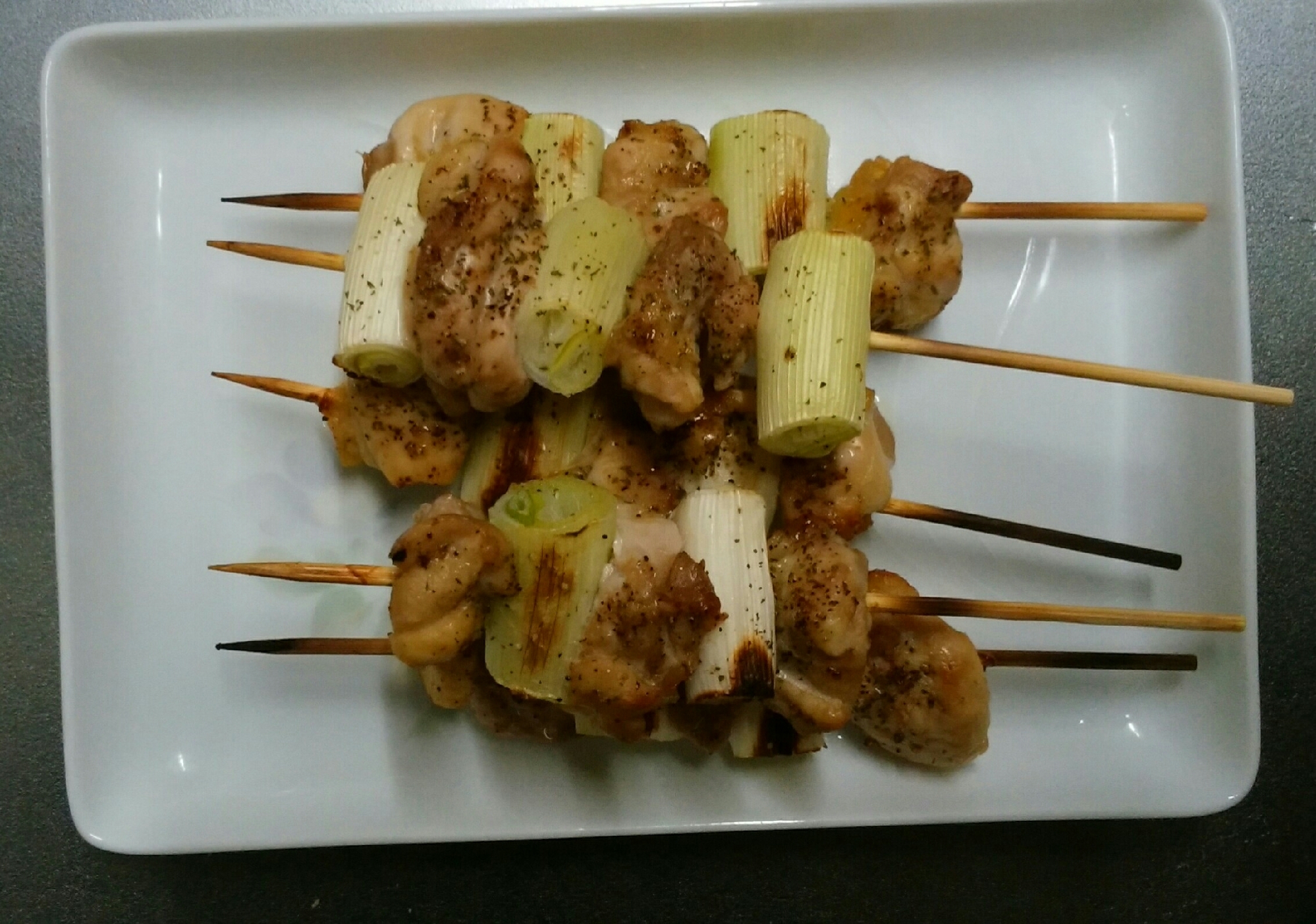 魚焼きグリルで！ジューシー焼き鳥