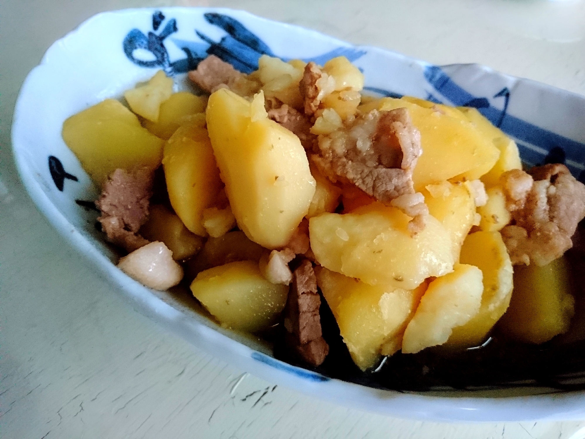 コストコの三元豚バラ肉で肉じゃが レシピ 作り方 By ネロ助2011 楽天レシピ