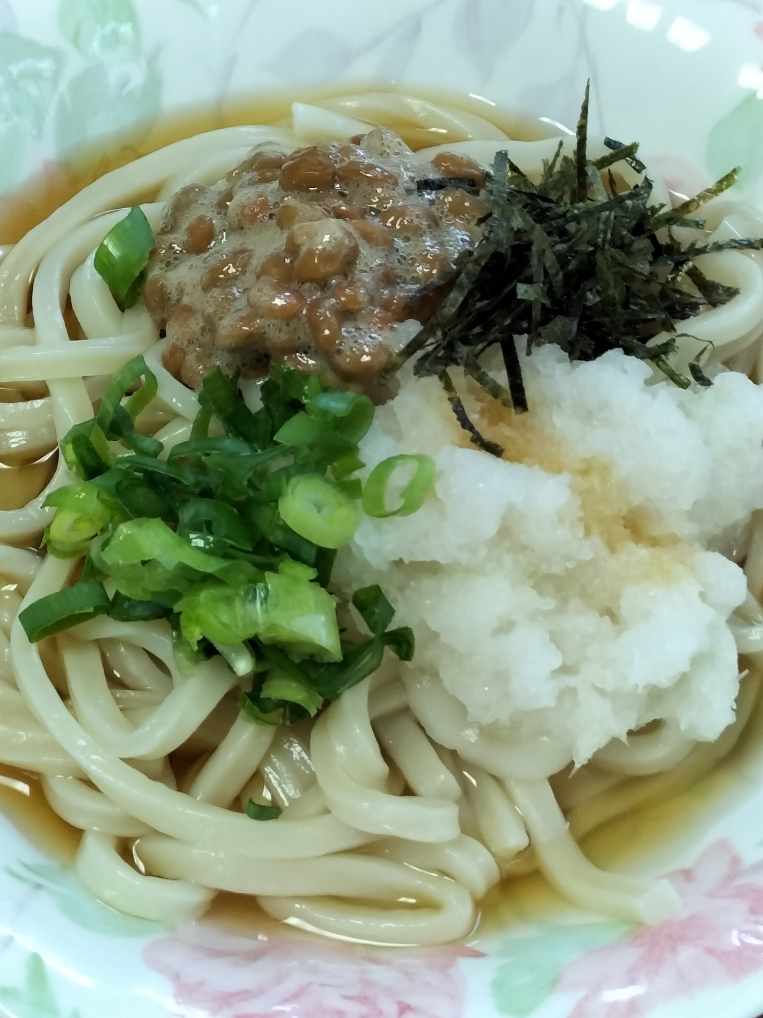 簡単！おろし＆納豆の〜ぶっかけ☆冷やしうどんだよ♪