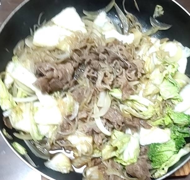 肉豆腐風の煮物