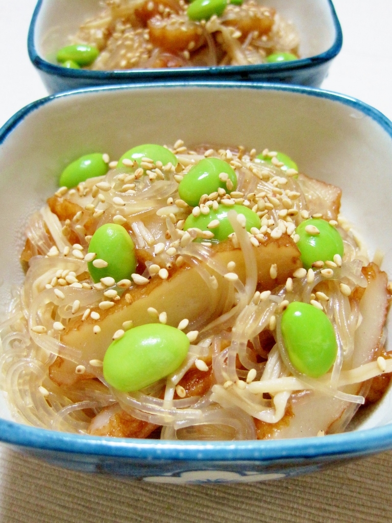 春雨とさつま揚げの中華煮