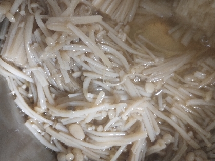 レンジで簡単♪めんつゆで手作りなめ茸