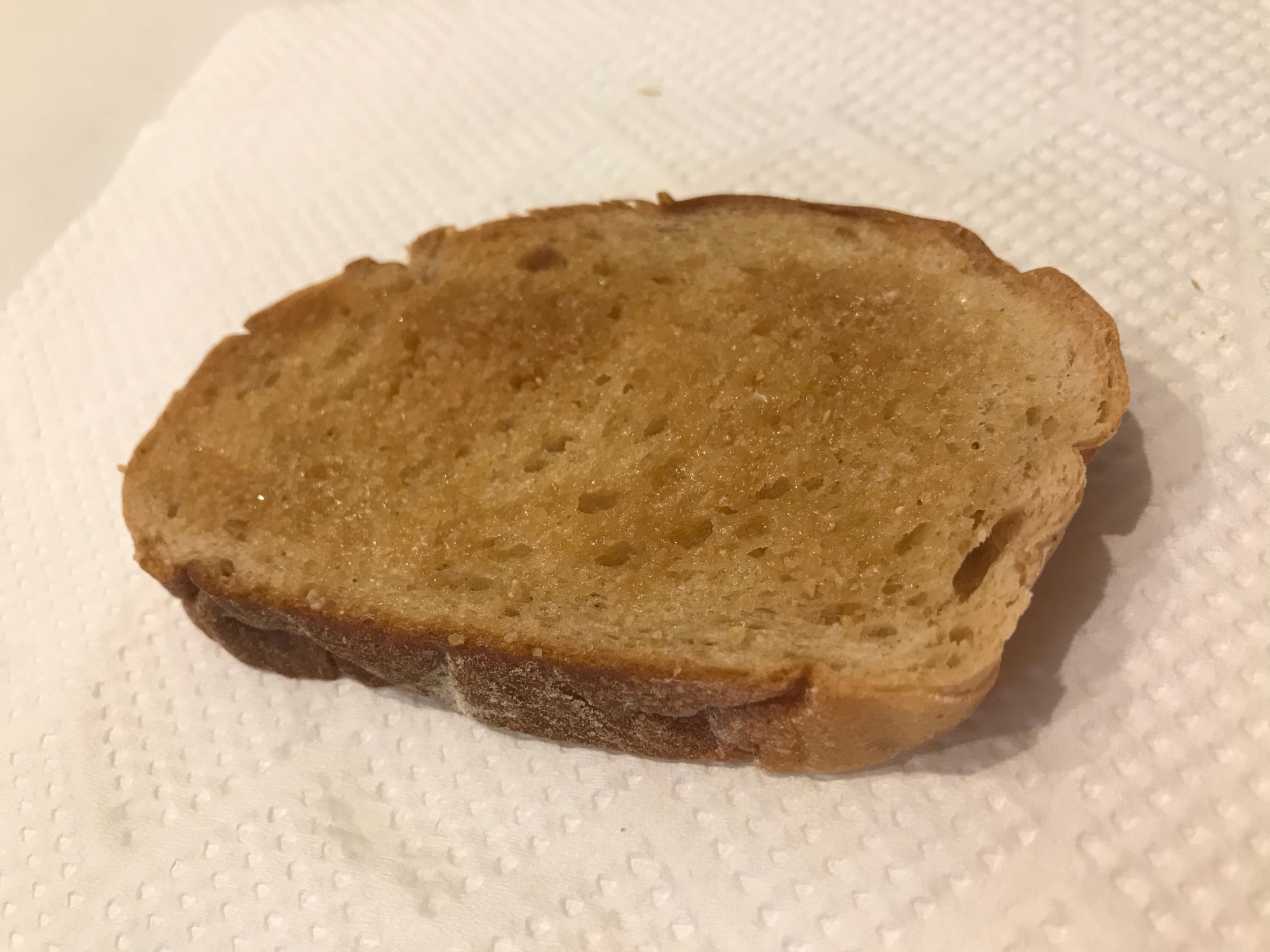 【朝ごパン】玄米パンでシュガートースト