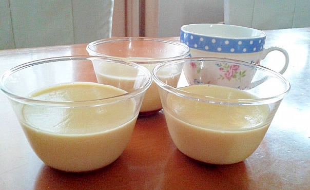 かんたん!ヘルシー!加熱時間たった3分で豆乳プリン