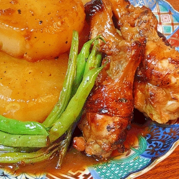 柔らか煮のコツ 手羽元照り焼き大根 レシピ 作り方 By Startrek 楽天レシピ 柔らか煮のコツ 手羽元照り焼き大根 レシピ 作り方 By Startrek 楽天レシピ