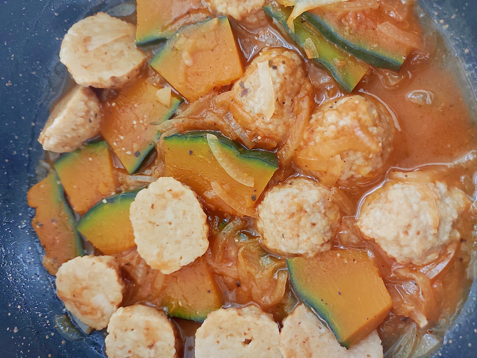 ミートボールとかぼちゃのトマト煮込み クリスマス レシピ 作り方 By Waku 楽天レシピ ミートボールとかぼちゃのトマト煮込み クリスマス レシピ 作り方 By Waku 楽天レシピ