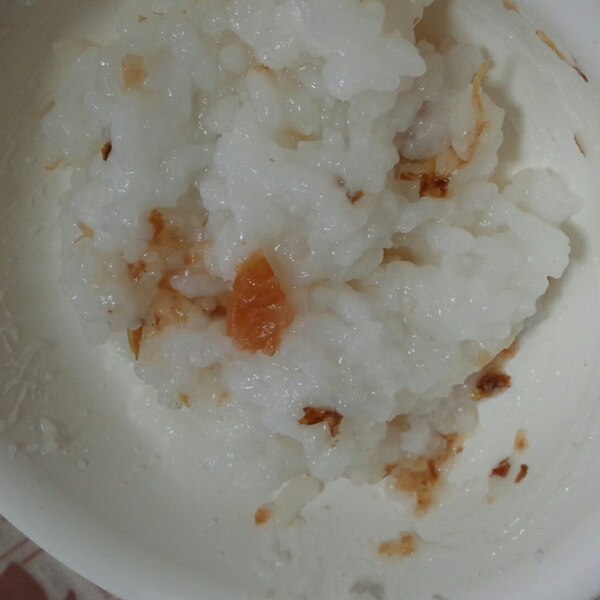 離乳食後期 梅おかか粥 レシピ 作り方 By たくみ905 楽天レシピ 離乳食後期 梅おかか粥 レシピ 作り方 By たくみ905 楽天レシピ
