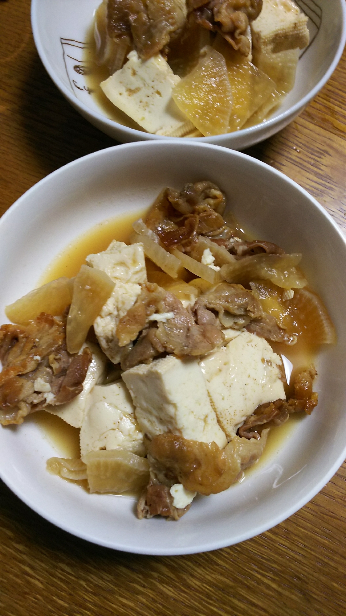 豚バラと大根の肉豆腐
