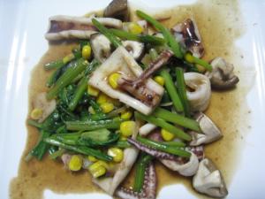 イカとほうれん草のオイスター炒め レシピ 作り方 By ラブ子のママ 楽天レシピ