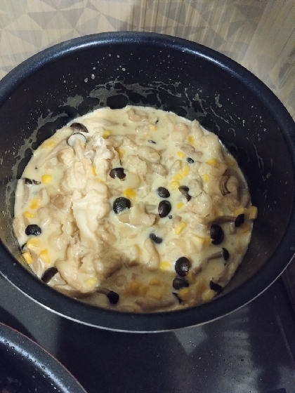 ホワイトソースなし♡豚肉と白菜の中華風クリーム煮