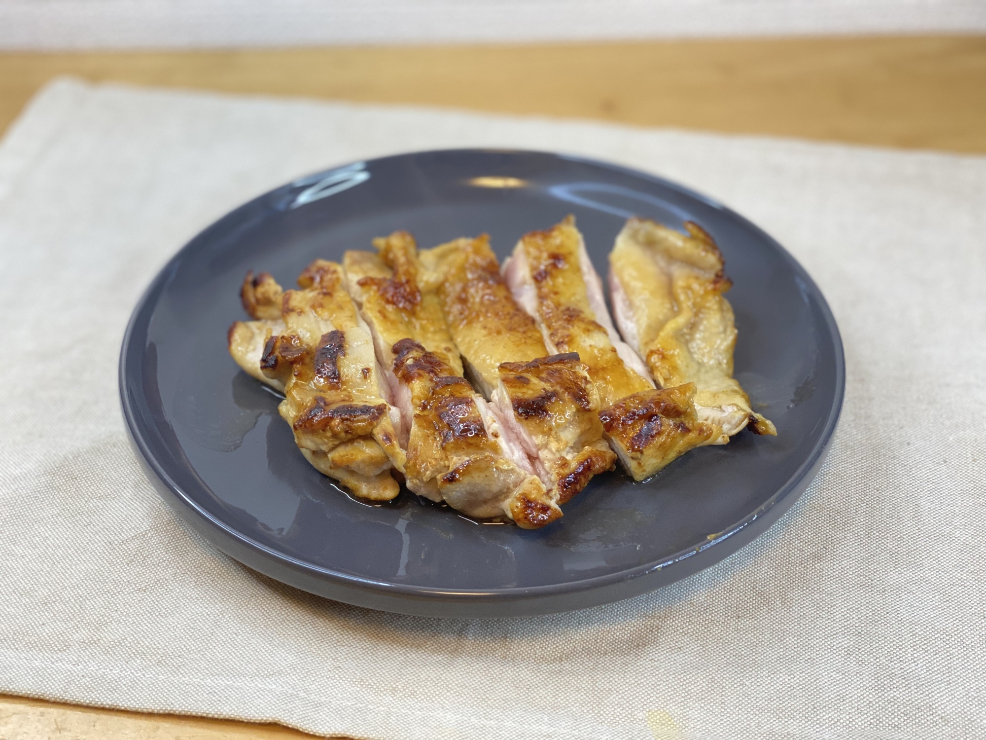 残ったホエイで！柔らか鶏肉焼き