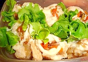 鶏胸肉の野菜包み焼きサラダ
