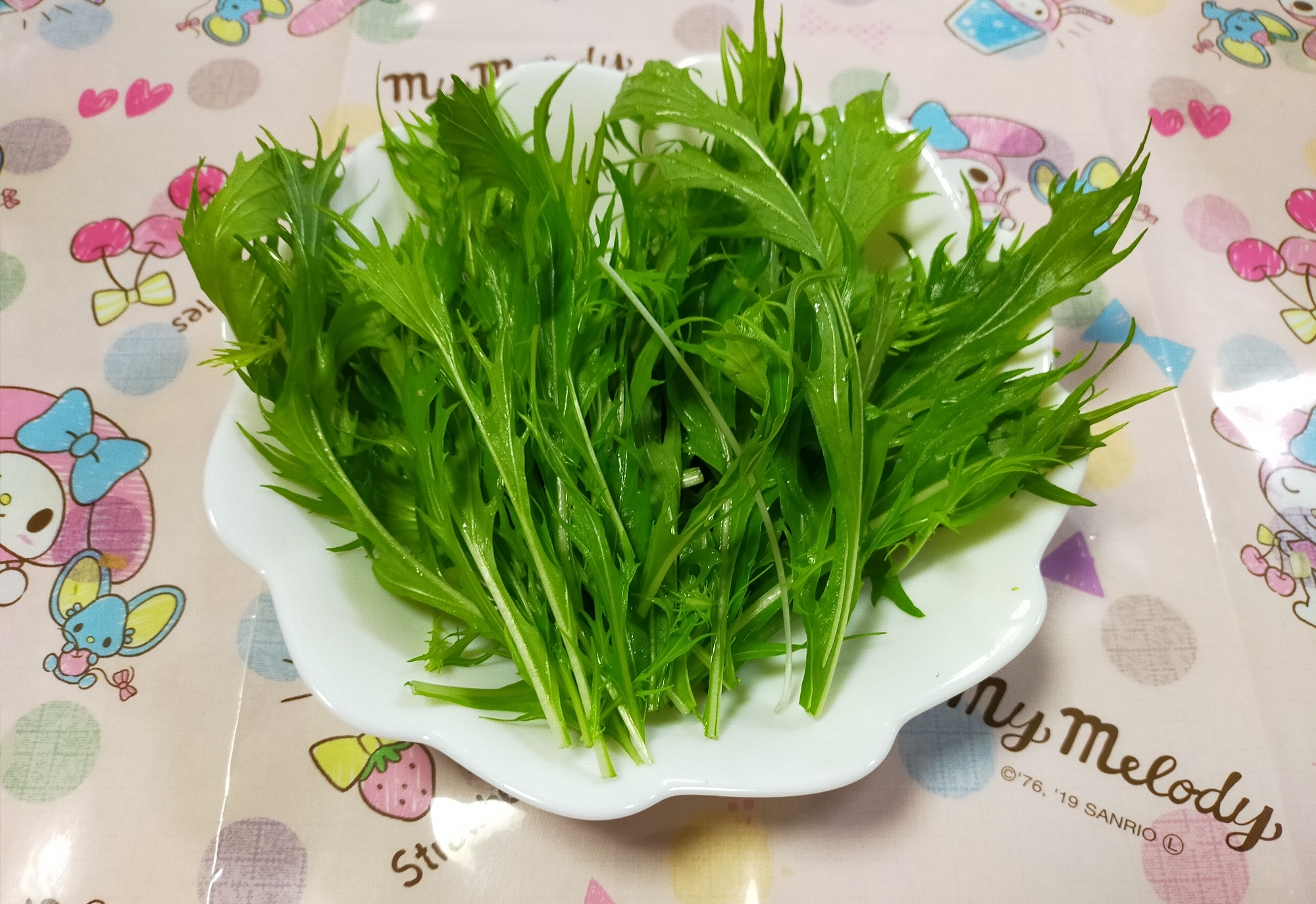 よく洗って生でも食べれる水菜サラダ～保存方法