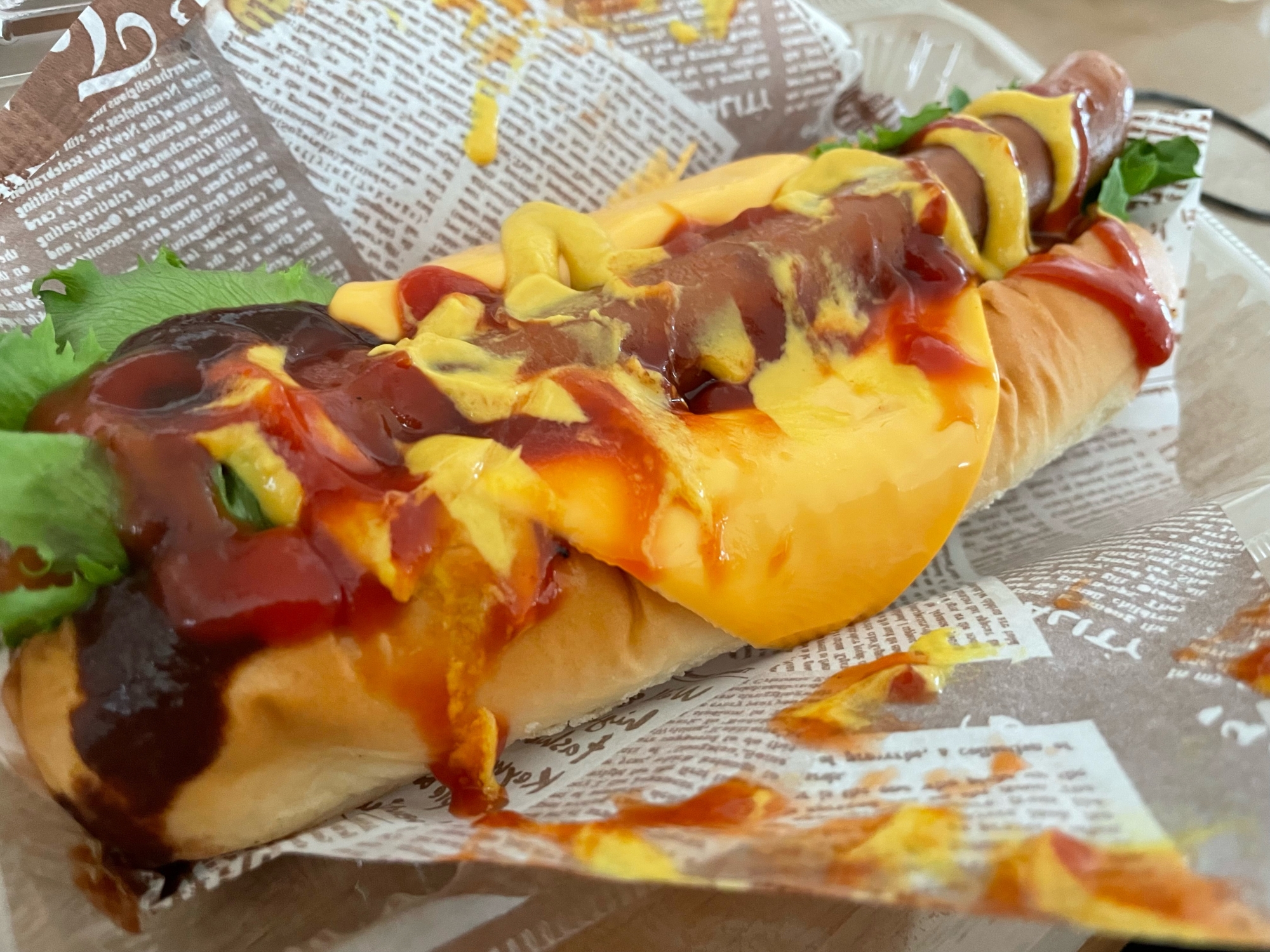 チーズホットドッグ