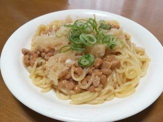 納豆おろしパスタ