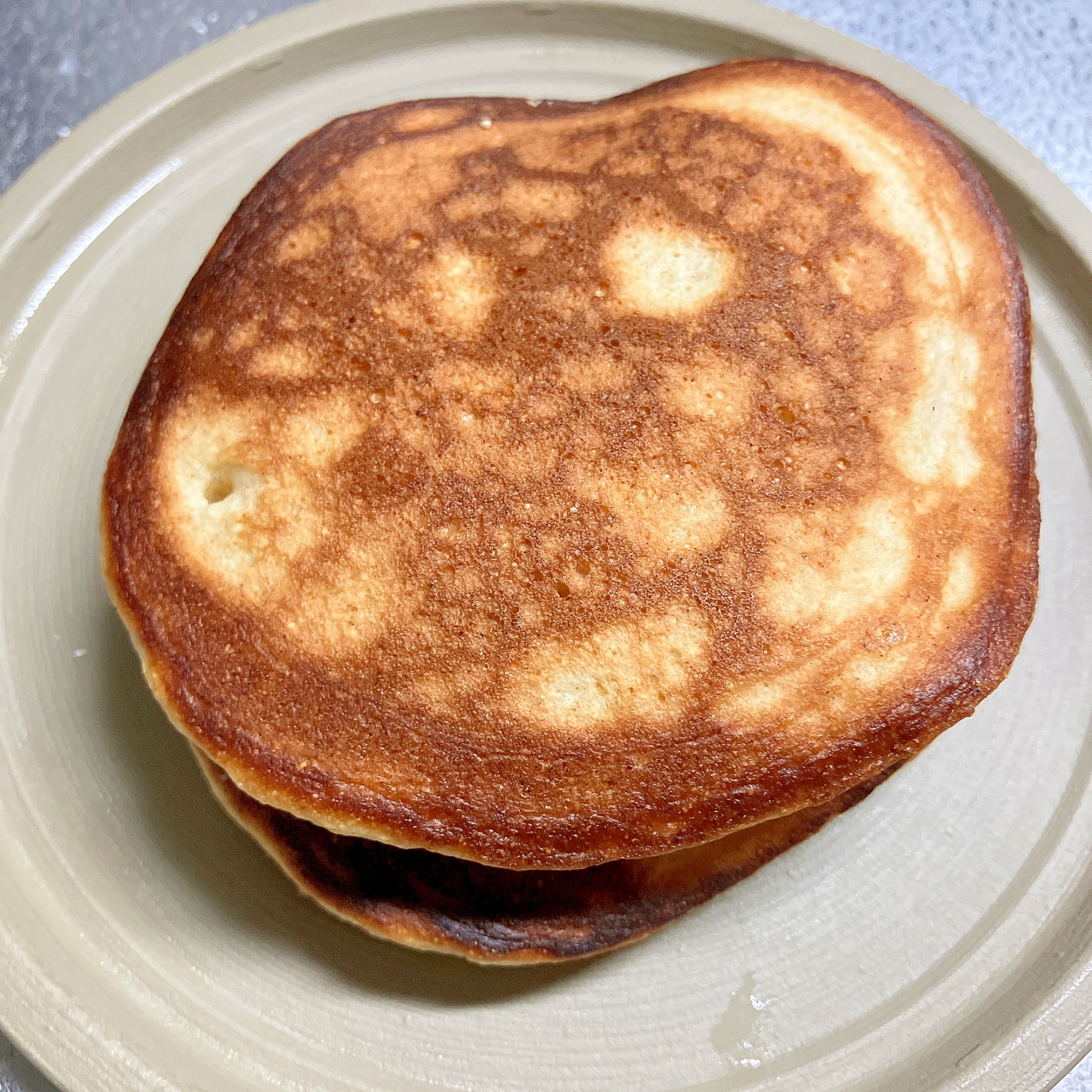カリふわ♪全粒粉のパンケーキ
