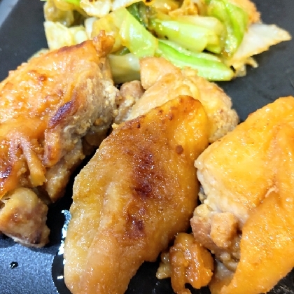 ノンオイルで焼ける！☆鶏もも肉の味噌焼き☆