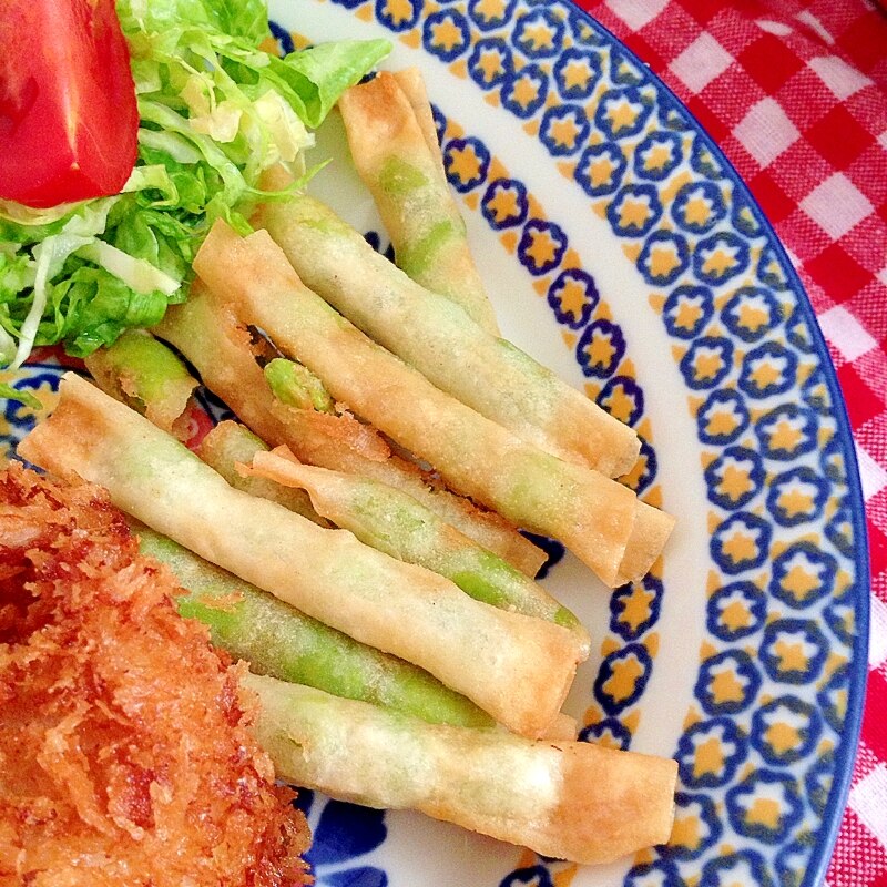 ワンタンの皮で 枝豆の包み揚げ レシピ 作り方 By Thank You Good Bye 楽天レシピ