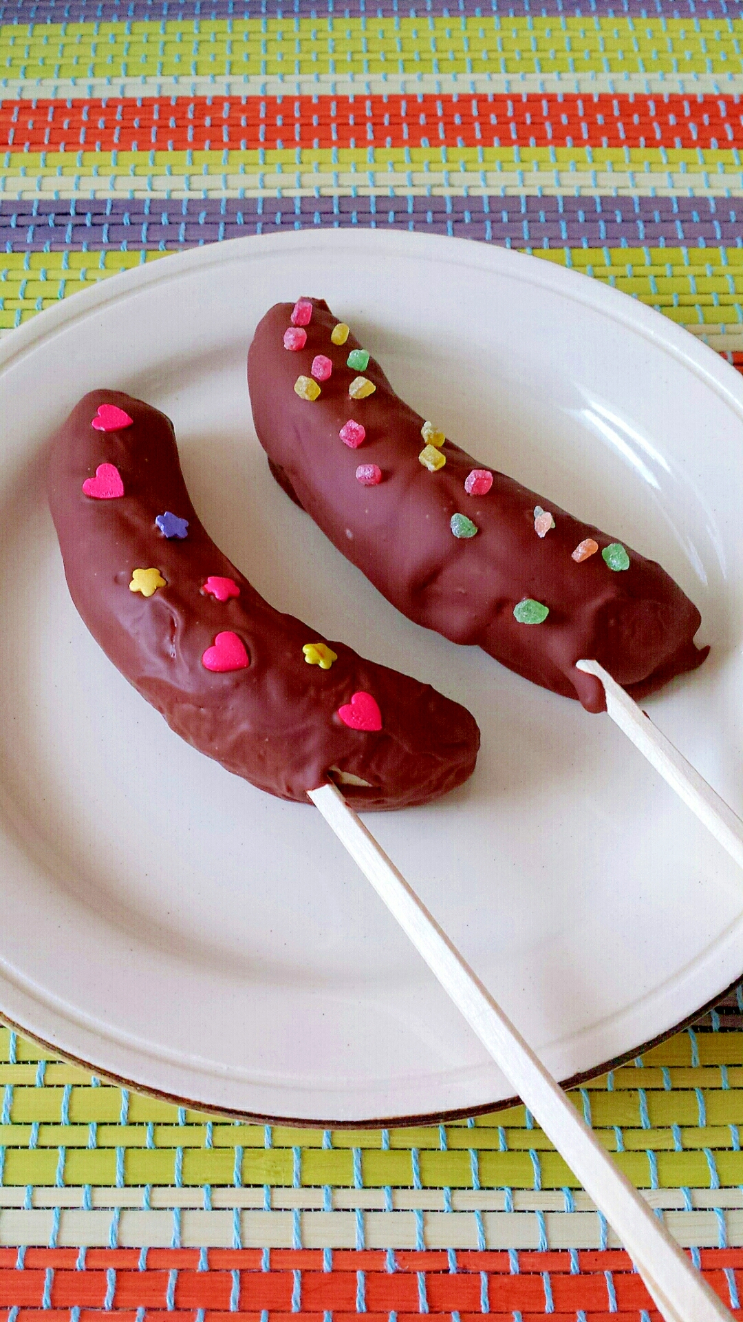 屋台のチョコバナナ レシピ 作り方 By マロ王子15 楽天レシピ 屋台のチョコバナナ レシピ 作り方 By マロ王子15 楽天レシピ