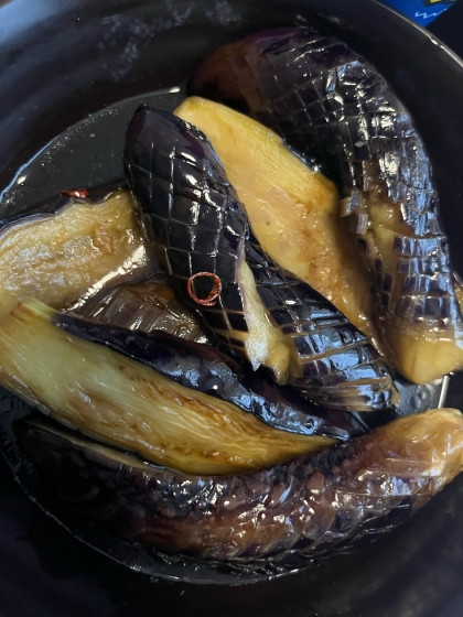 かんたん酢で簡単！茄子の煮浸し
