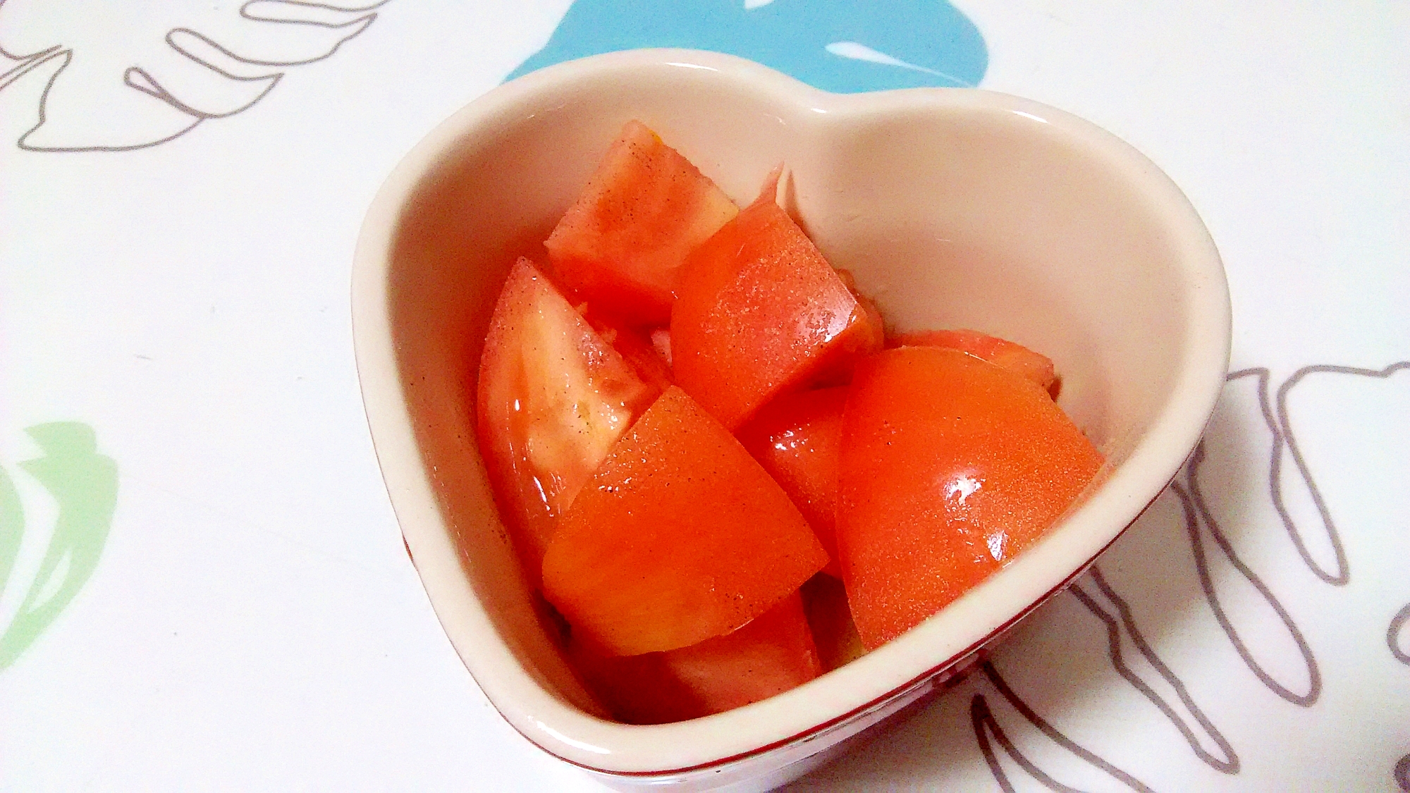 トマトの柚子ソース和え＋＋