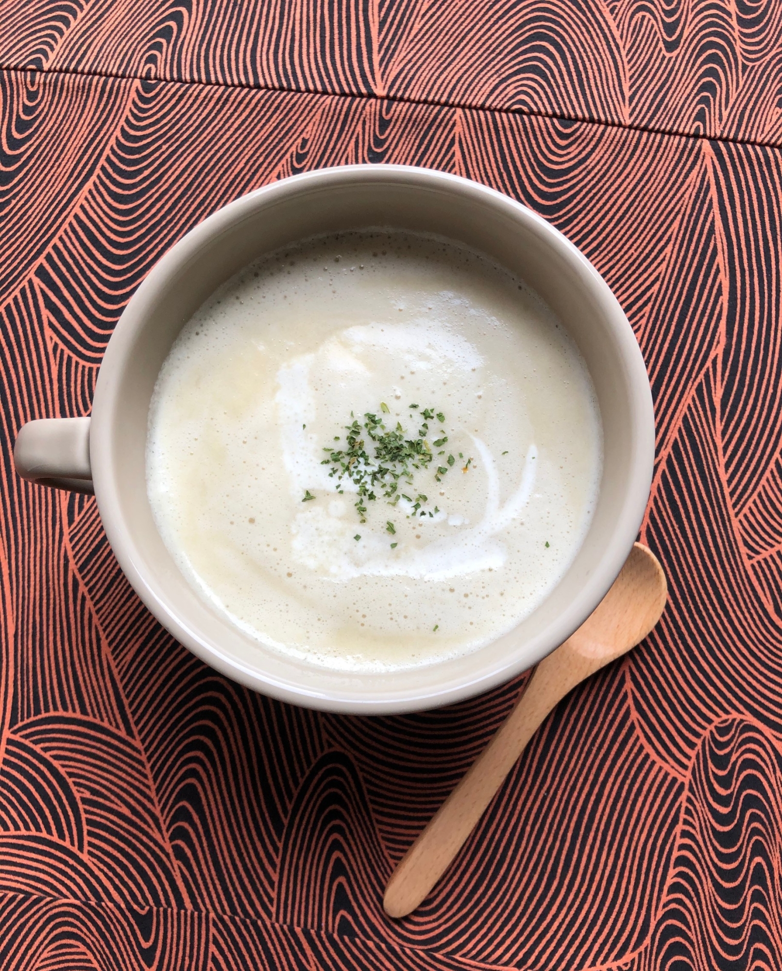 メロンと豆乳のポタージュ