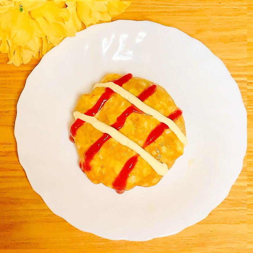 ソーセージ焼きそば♪オムライス