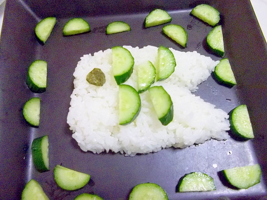 子供の日♪一緒に作ろう♪こいのぼり納豆ごはん