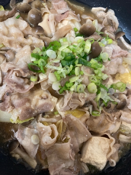 水切り不要♡煮るだけ8分♡無水♡肉豆腐