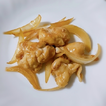 鶏肉と玉ねぎの甘辛炒め