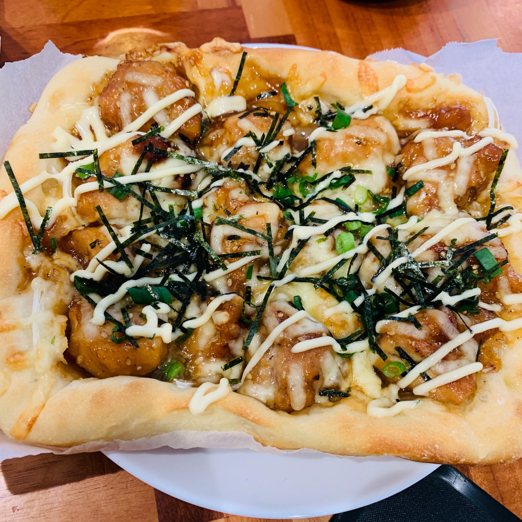 照り焼きチキンピザ！