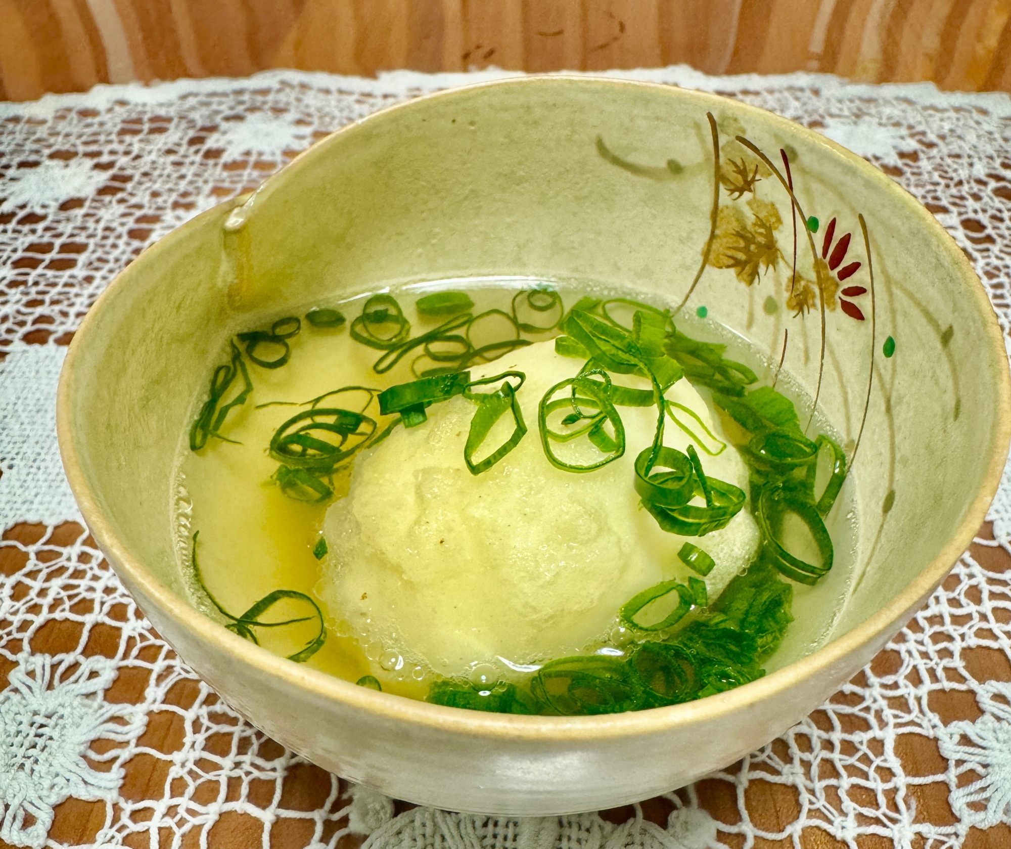 出汁がしみたトロッと温泉たまごの☆揚げ出し