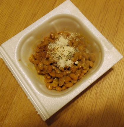 カレー風味♡納豆ご飯