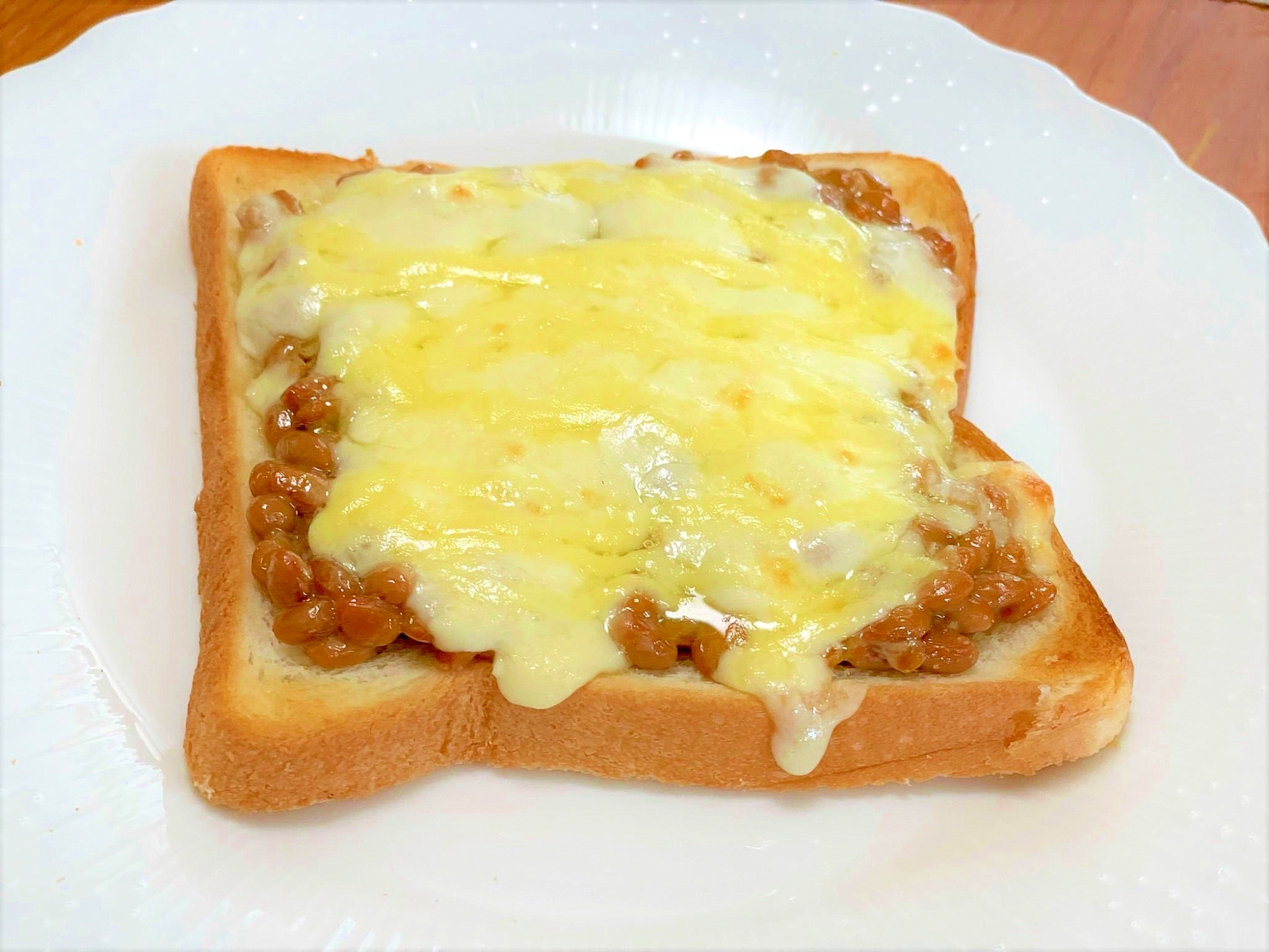 菌活レシピ!納豆マヨチーズトースト
