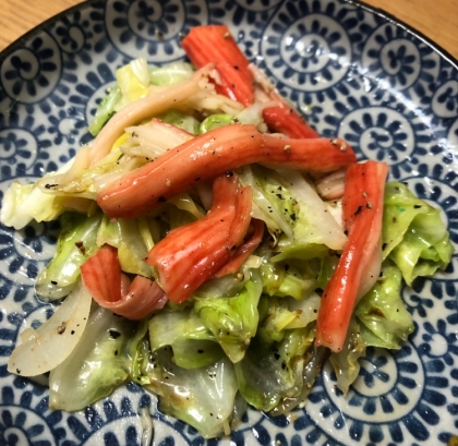 カニカマの生野菜サラダ