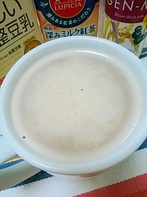 ホッと☆マキベリーライスソイミルク紅茶♪