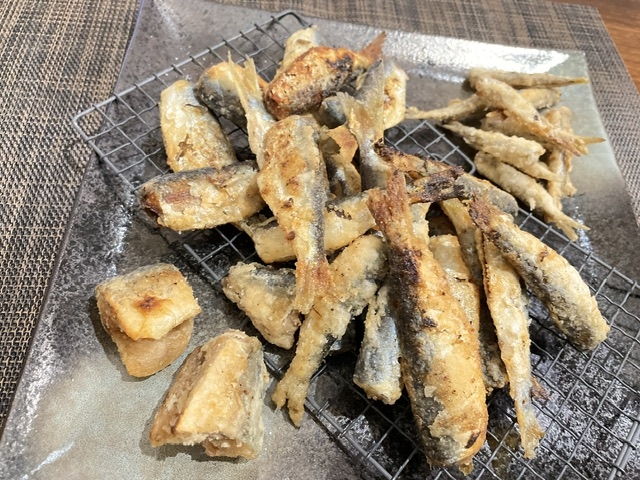 ママカリ唐揚げ　こはだ