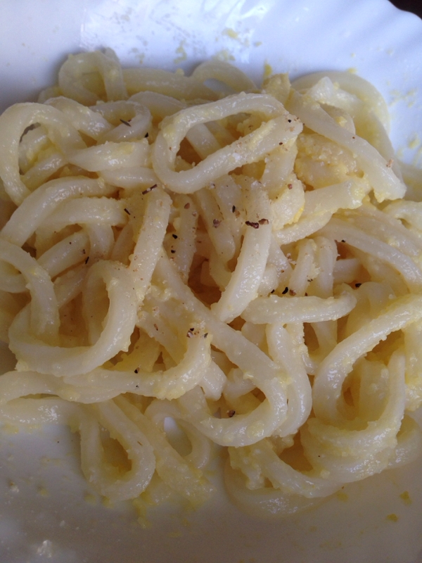 簡単レンジだけで★コーンスープうどん