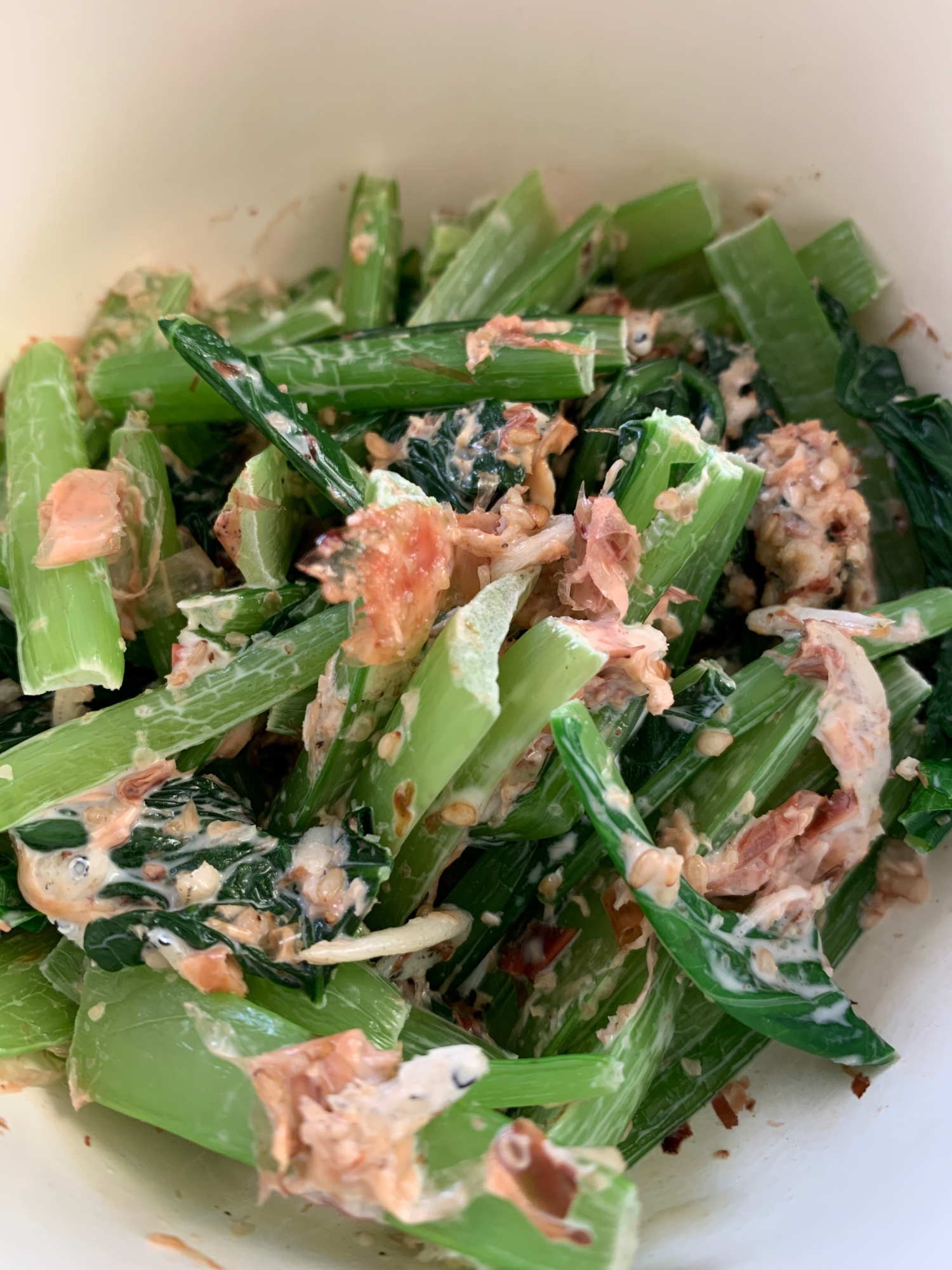⭐超簡単カルシウムレシピ⭐︎小松菜サラダ