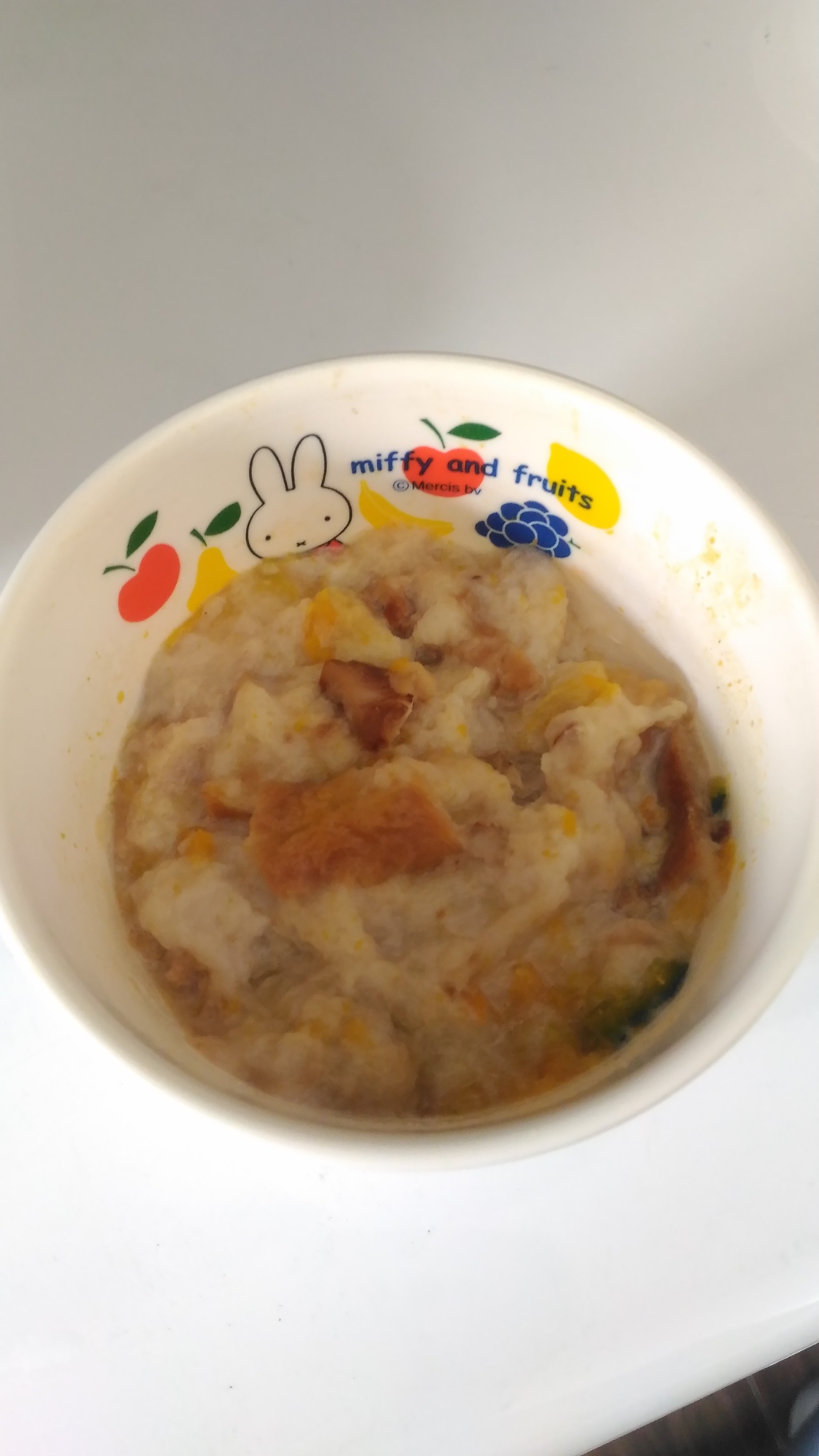 ほっこりパンとかぼちゃの離乳食☆9ヶ月☆