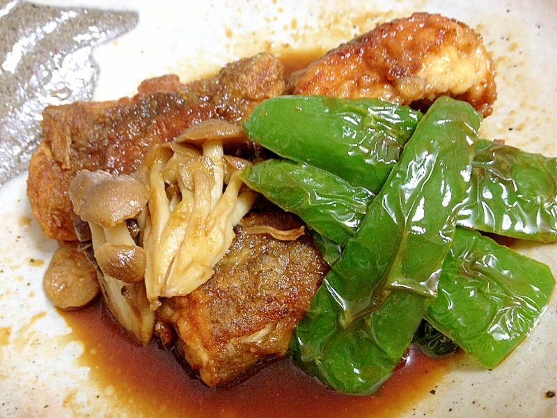 甘辛鯒の揚げ煮